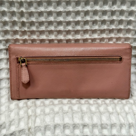 Prada Double Snap Long Wallet with Bow - Picture 14 of 15